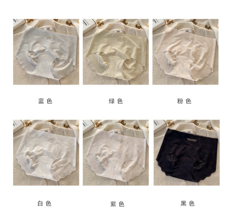 超柔舒適蕾絲無痕內褲6件組5