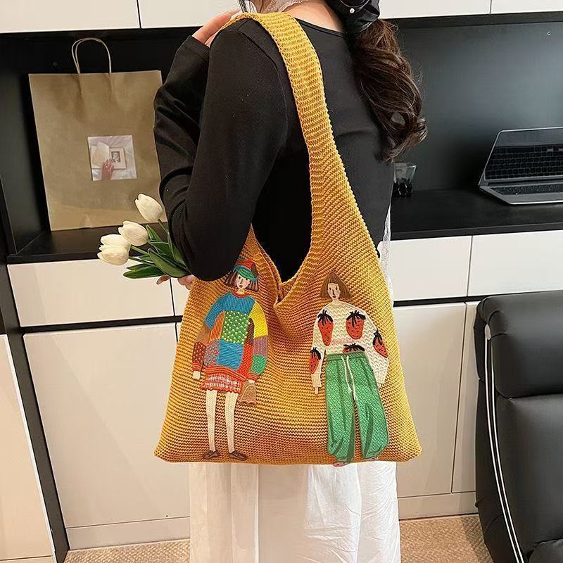 森系女孩冬日編織包