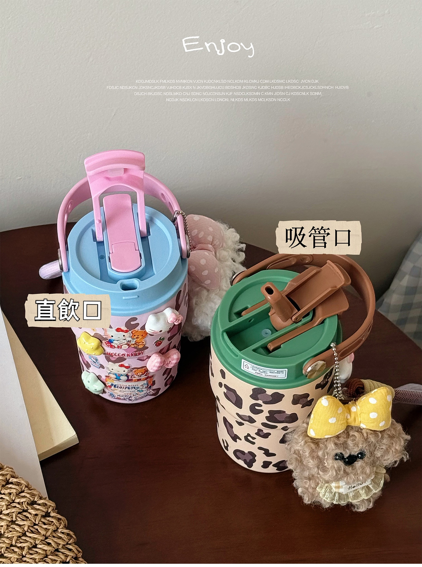 可愛西高地狗狗雙飲保溫杯 400ml 不鏽鋼可愛水杯2