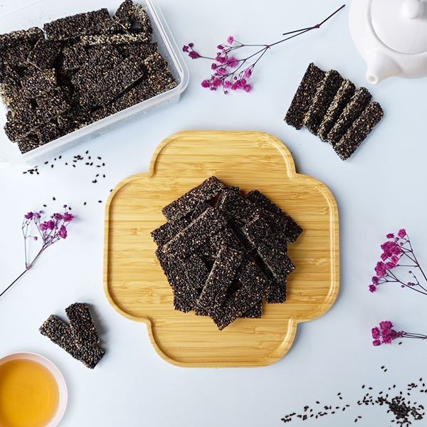 億品鄉手工黑芝麻糖215g(全素) 9/8號收單3