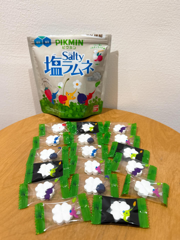 日本BANDAI × 皮克敏鹽份補給彈珠汽水荔枝風味糖 39g4