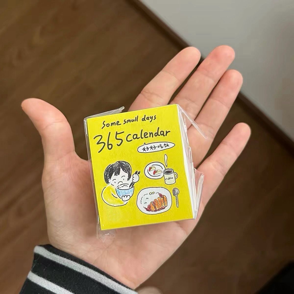 2027手繪插畫365日迷你日曆 一日一頁可撕・桌上小台曆 3入組5