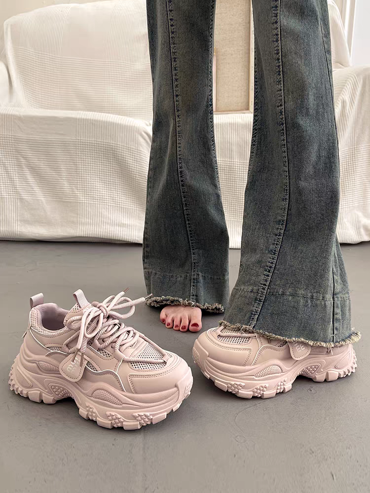 8cm直接給你拉長腿 厚底老爹鞋8