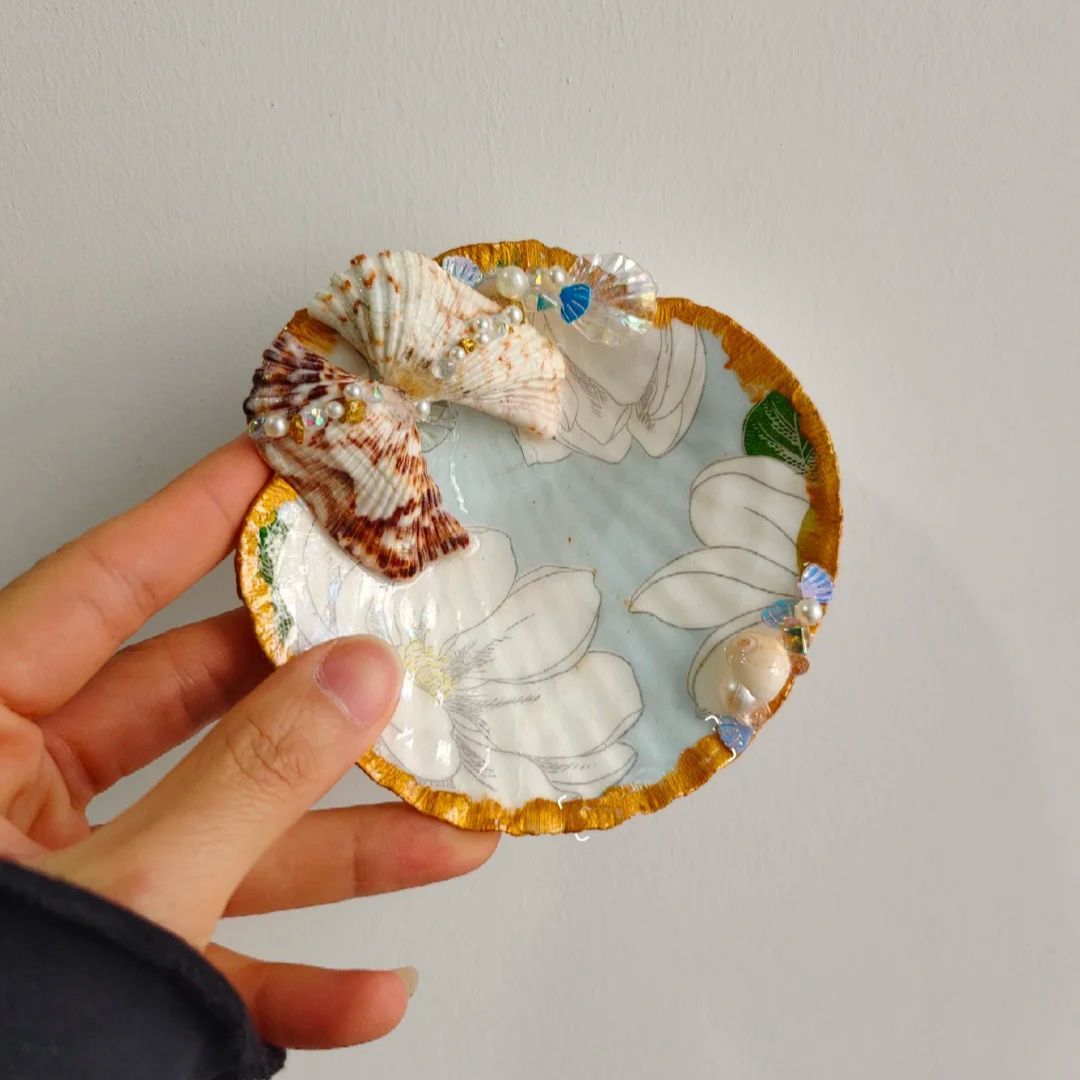 療癒系貝殼首飾盤 DIY 套裝3