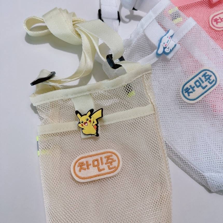 韓國 正版三麗鷗客製化 網格水壺包4