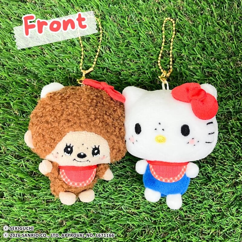 日本限定・MONCHHICHI X HELLO KITTY 磁吸貼貼玩偶掛飾 10/10收單 大阪團8