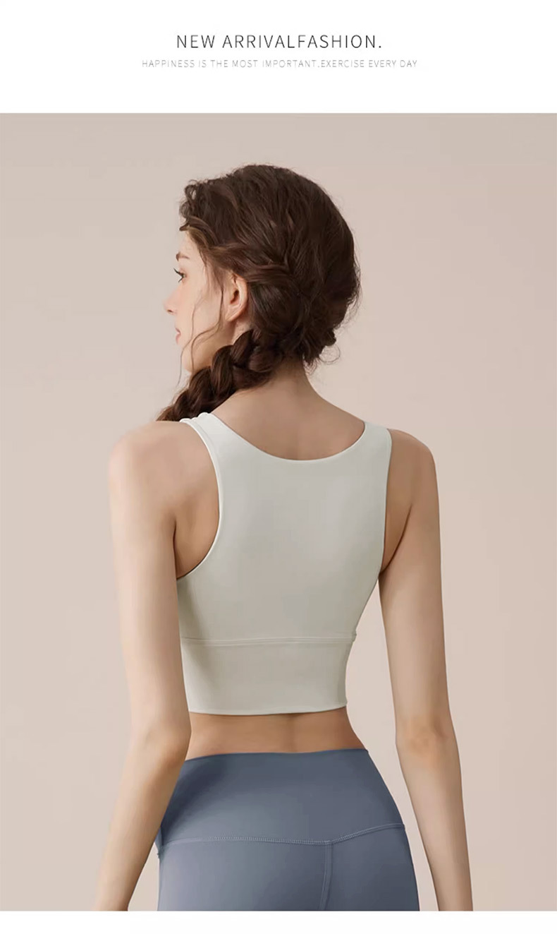 小彈力全包覆運動BRA 側收副乳高包覆運動背心8