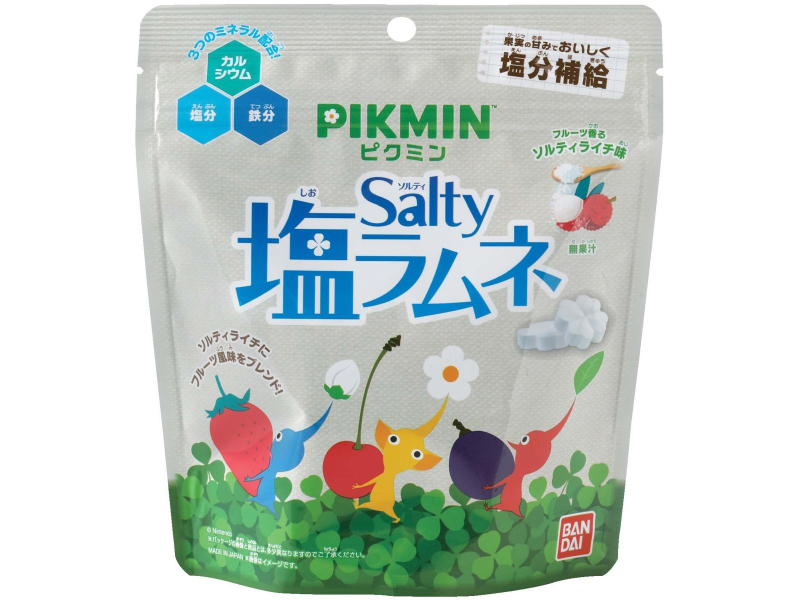 日本BANDAI × 皮克敏鹽份補給彈珠汽水荔枝風味糖 39g2