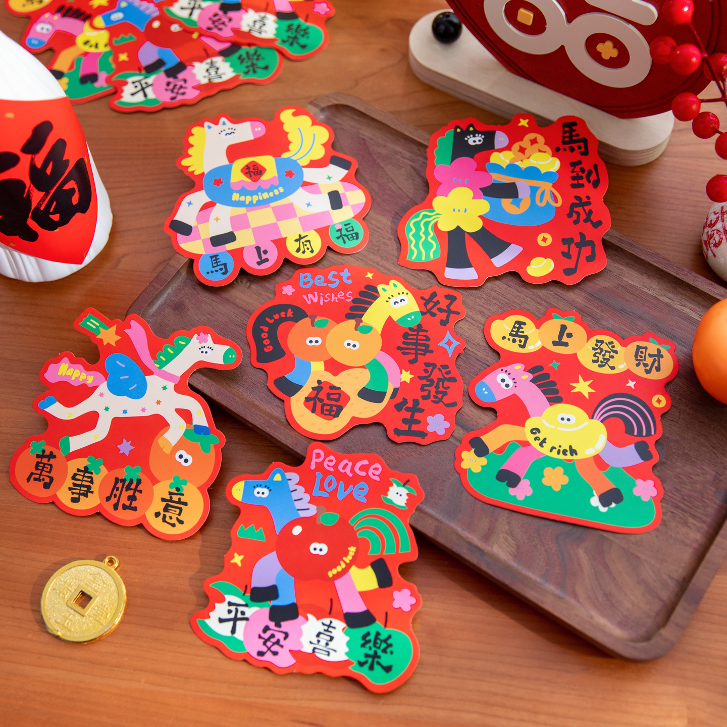 2026馬年刮刮好運卡 馬年DIY刮刮樂  好運自己刮30張組