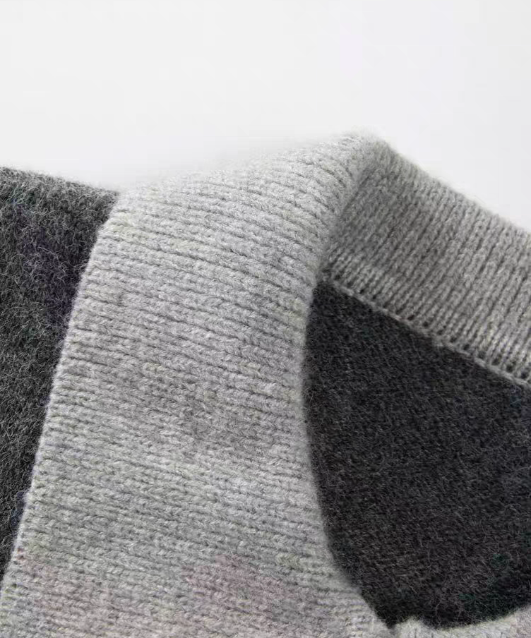 秋冬百搭氣質學院風假兩件針織衫6