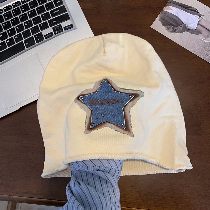 美式復古星星堆堆帽 瘦臉百搭帽6