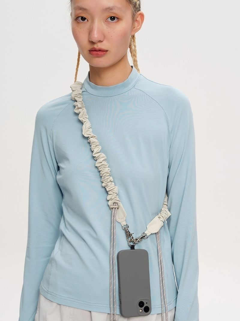 多功能百搭韓系皺皺掛繩肩帶 通用斜背包帶 替換肩背配件2