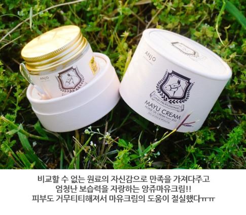 韓國 ANJO 濟州馬油瞬亮面霜 70g2