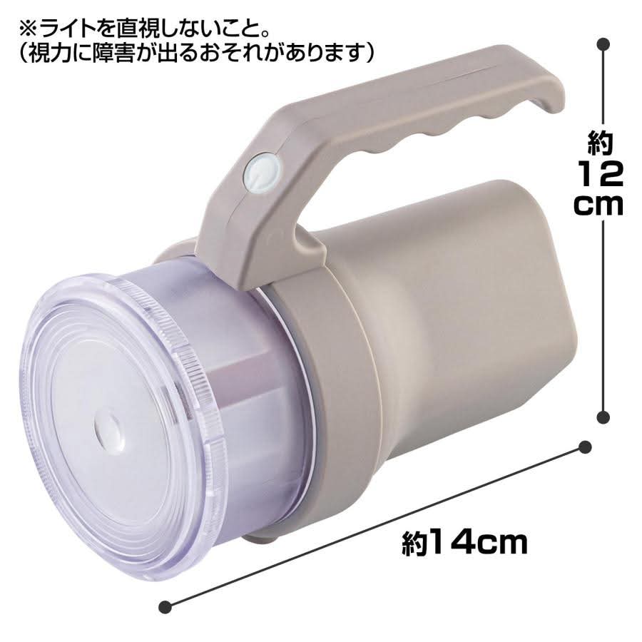 日本萬用乾電池LED手電筒1號~4號通用・防災必備6