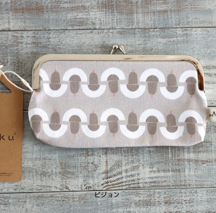 日本製 北歐風可愛口金筆袋5