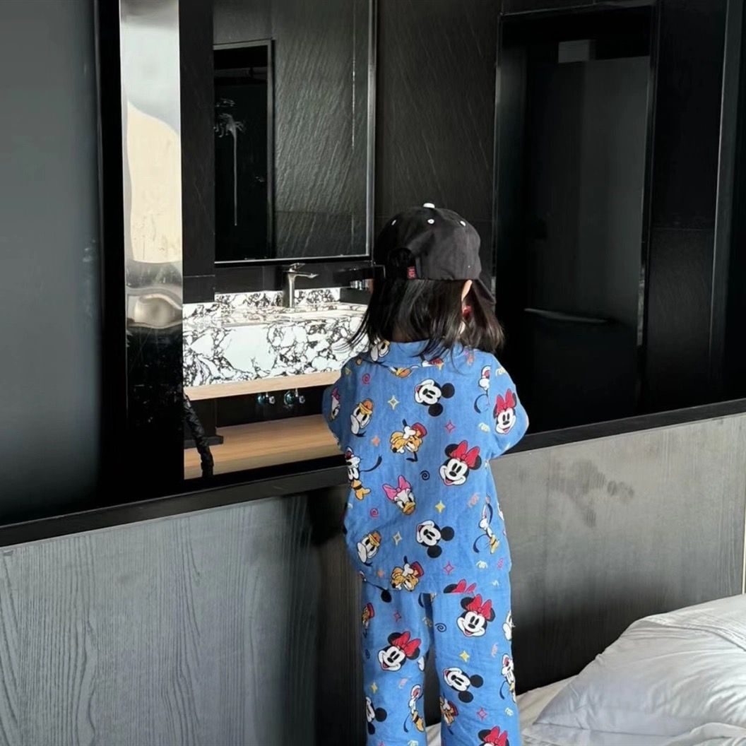 春秋童趣家居服 兒童可愛卡通長袖睡衣套裝5