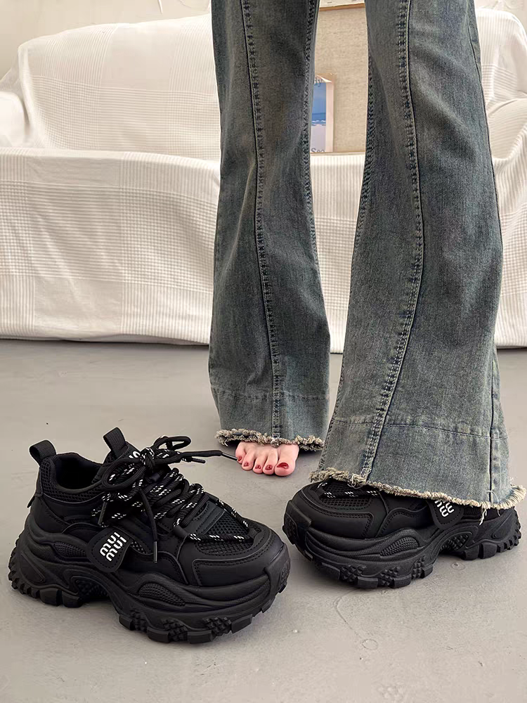 8cm直接給你拉長腿 厚底老爹鞋9