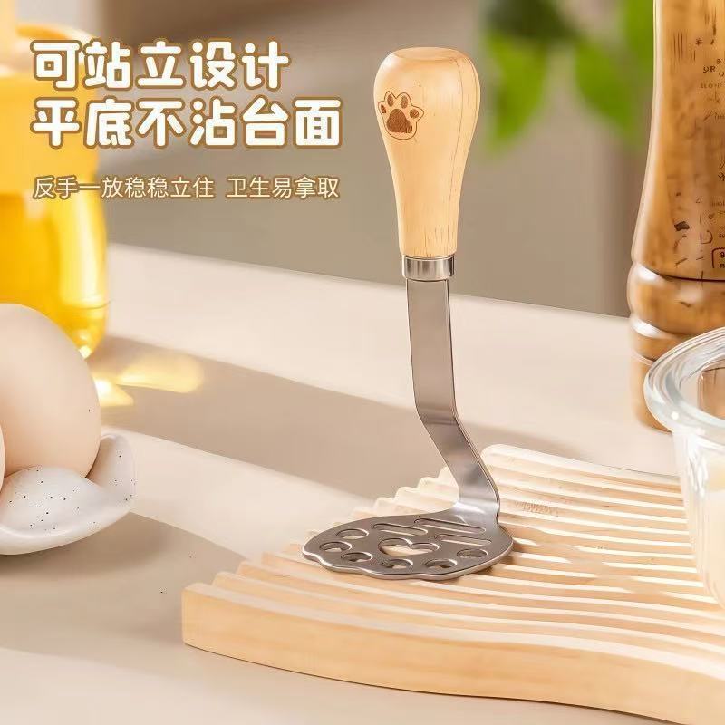 小熊爪印不鏽鋼壓泥器2隻組5
