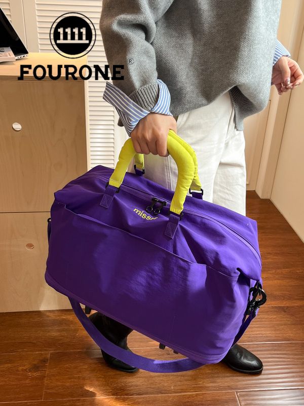 多功能可拆輪擴容旅行包 大容量雙層拉鍊設計 可上行李箱 健身/出差/旅行萬用包3