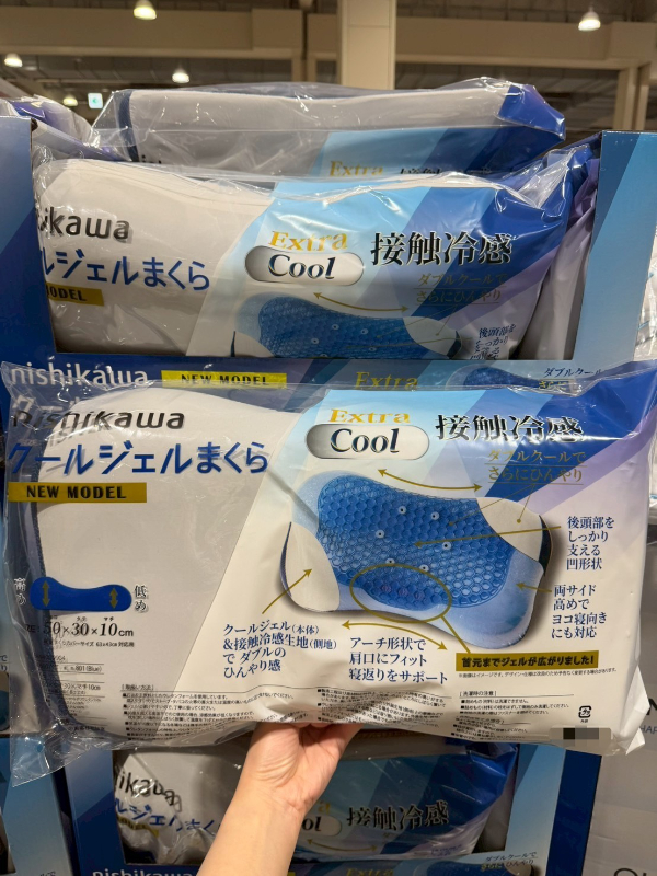 日本COSTCO 西川寢具 雙層冷感凝膠護頸枕3