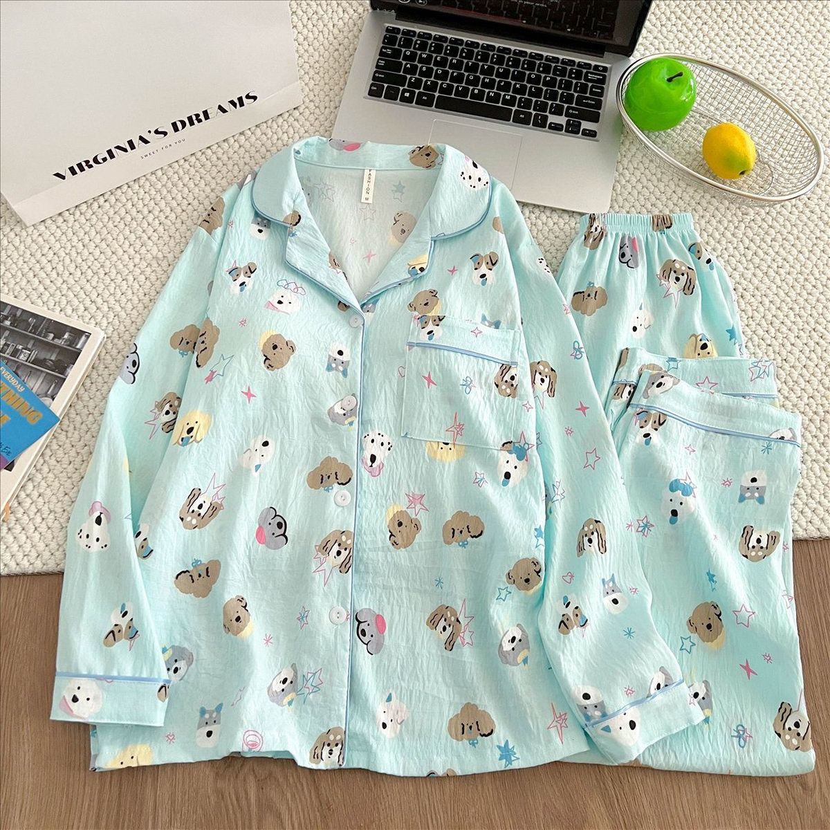 多款優質雲朵綿料舒適長袖睡衣套裝