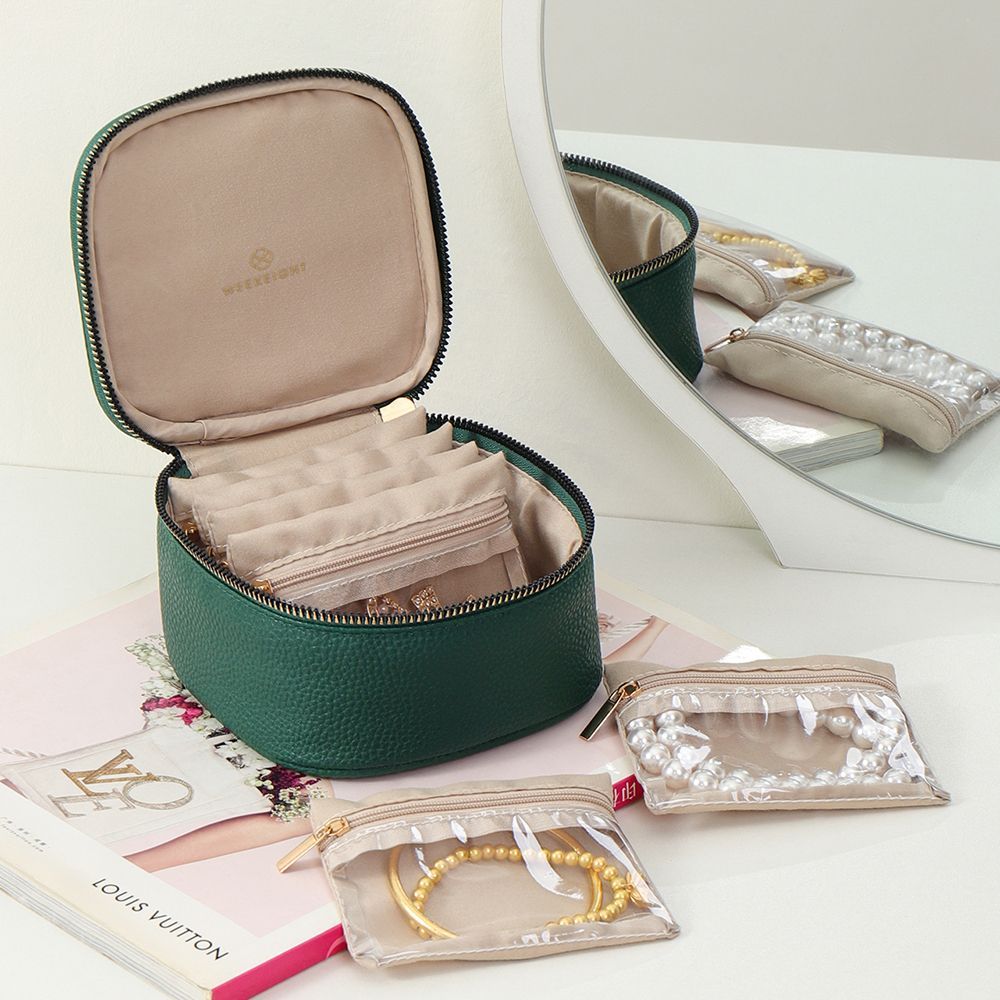 小巧卻很能裝 多層分袋旅行首飾收納包12