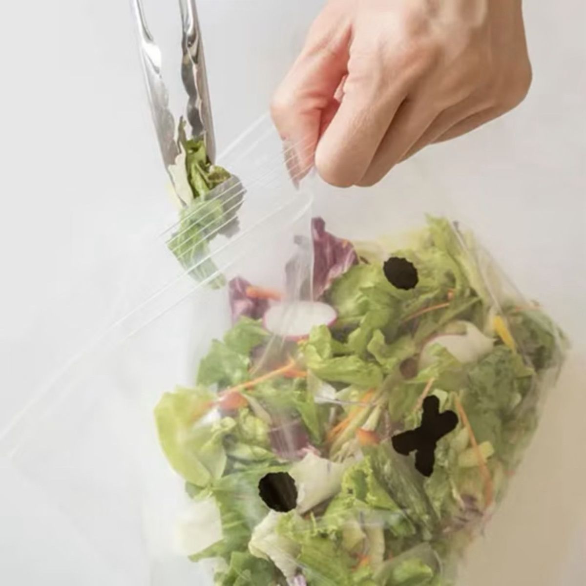 優惠快閃團 日系可愛透明夾鏈袋3入組 食品冷藏冷凍分裝袋 小物分類收納袋2
