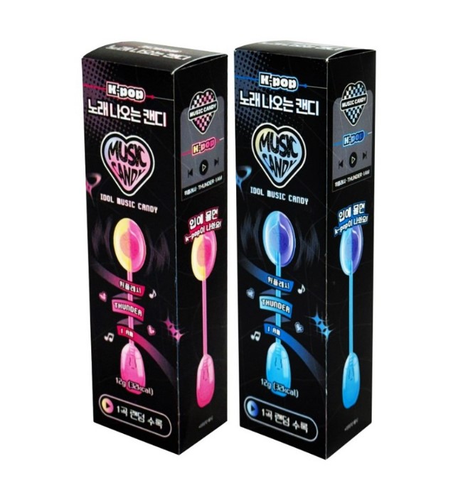 韓國 CU K-POP 骨傳導唱歌 音樂棒棒糖 12g