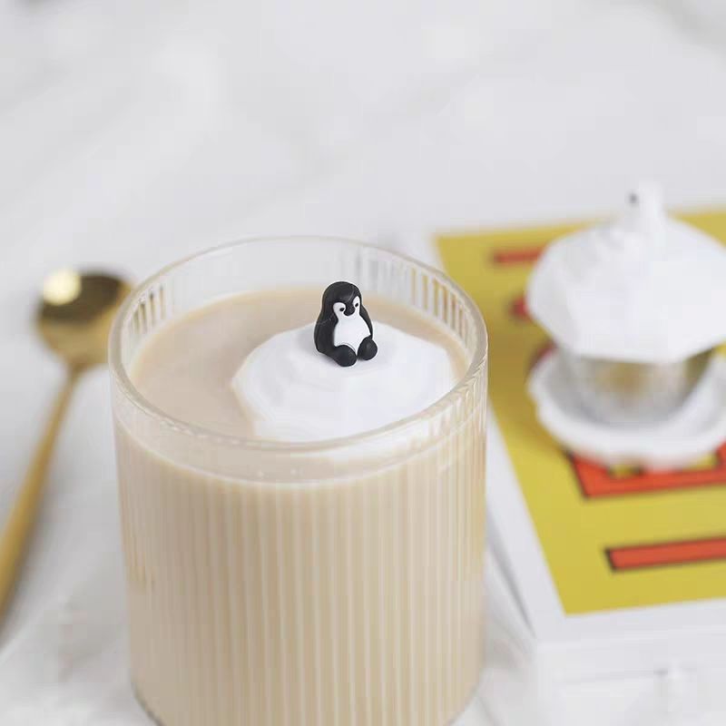 韓國出口款 北極萌友漂浮茶漏不鏽鋼泡茶器7