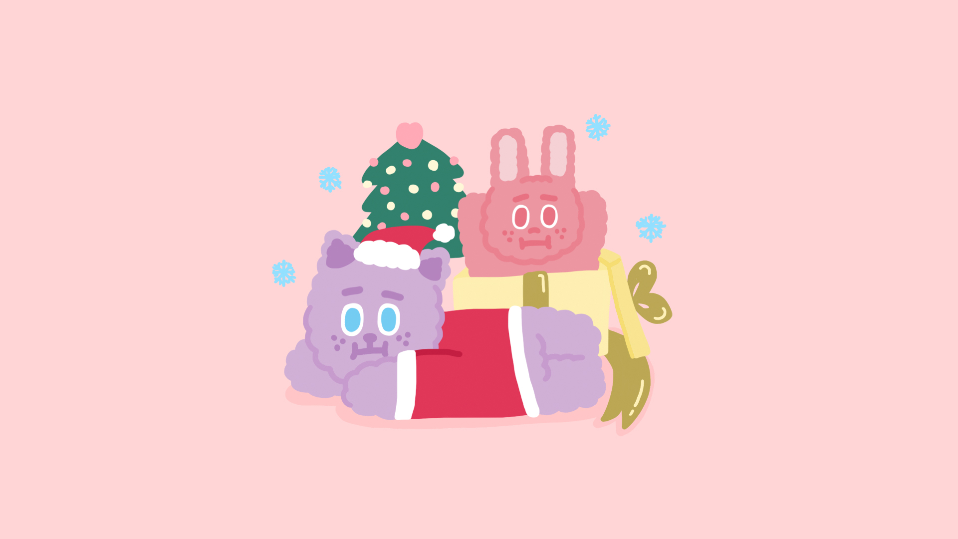 2022 /12月 電腦桌布｜最愛的聖誕節♡