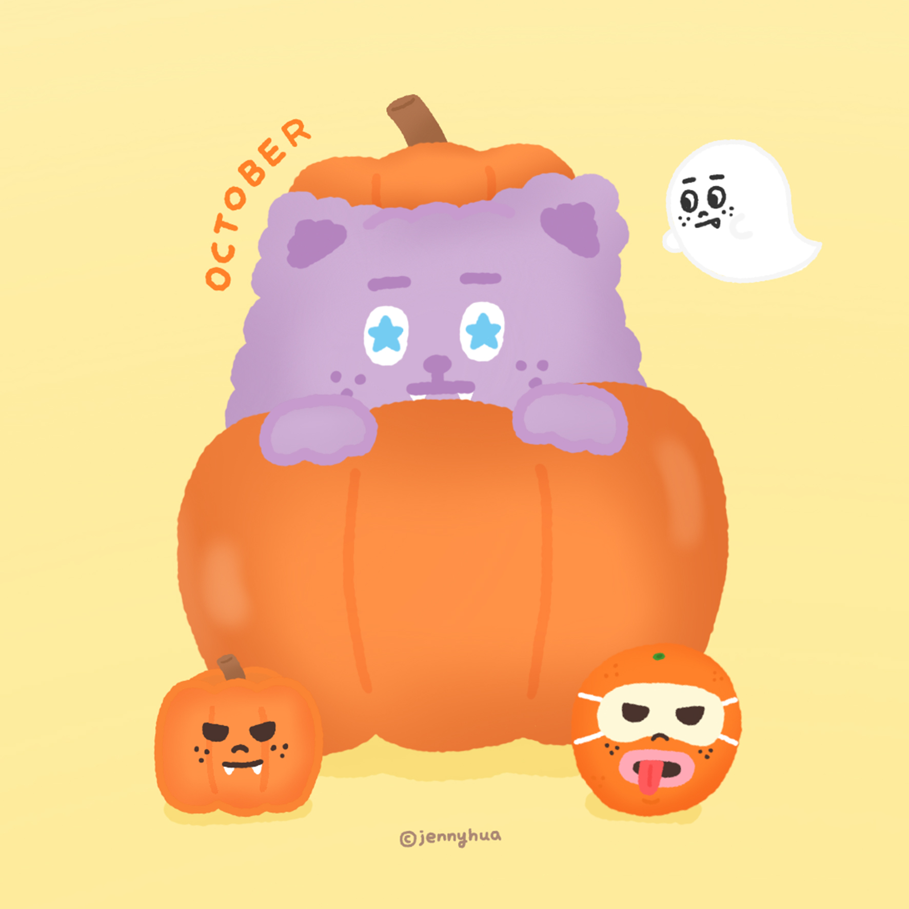 2024 / 10月  桌布 | HAPPY HALLOWEEN .ᐟ.ᐟ
