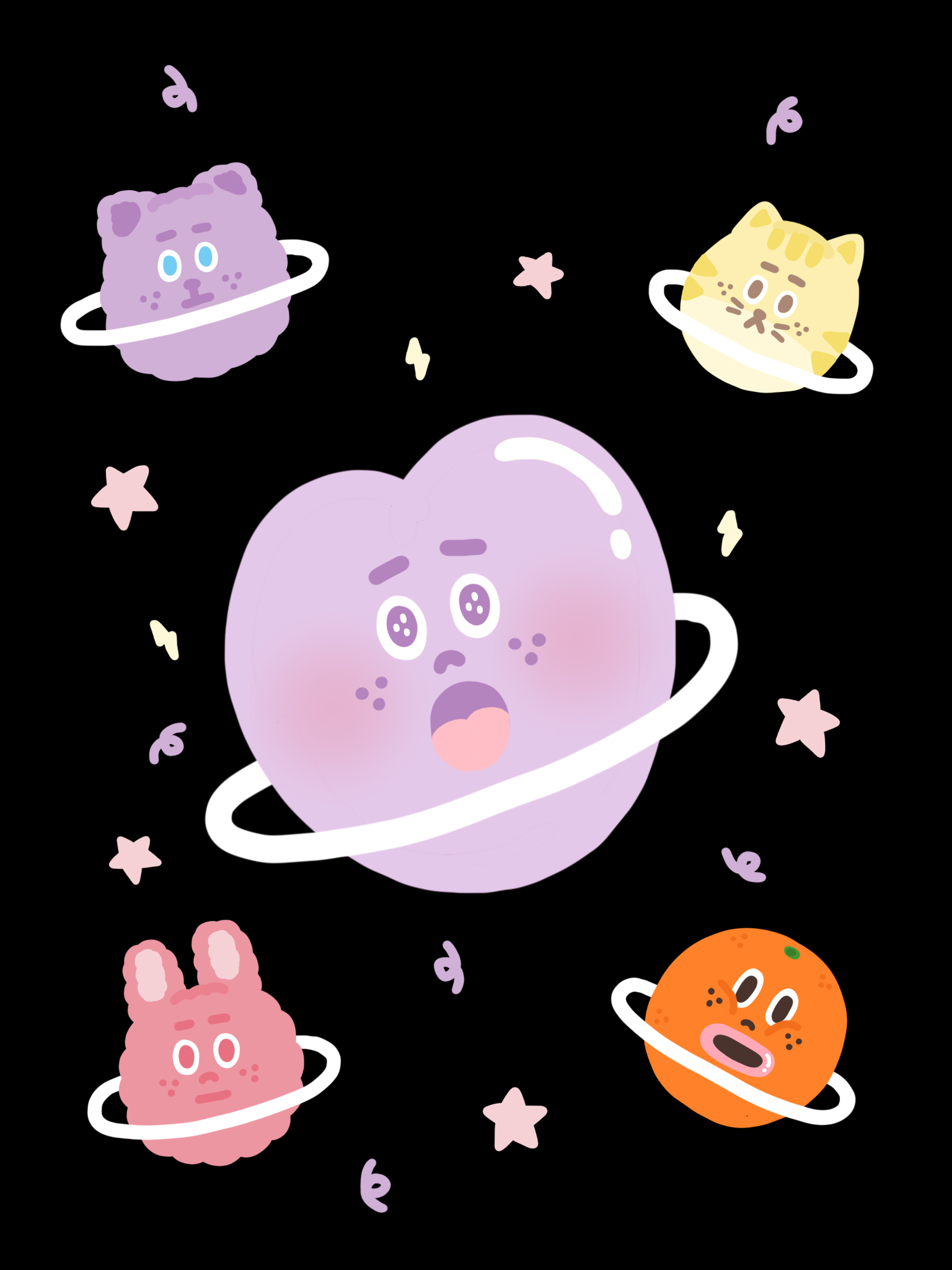 2023 / 5月 平板桌布｜煎妮花怪可愛宇宙