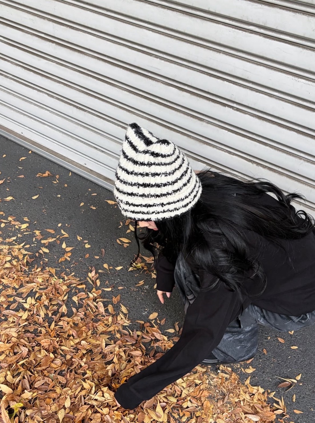 MLB x Karina 貓耳朵針織毛帽