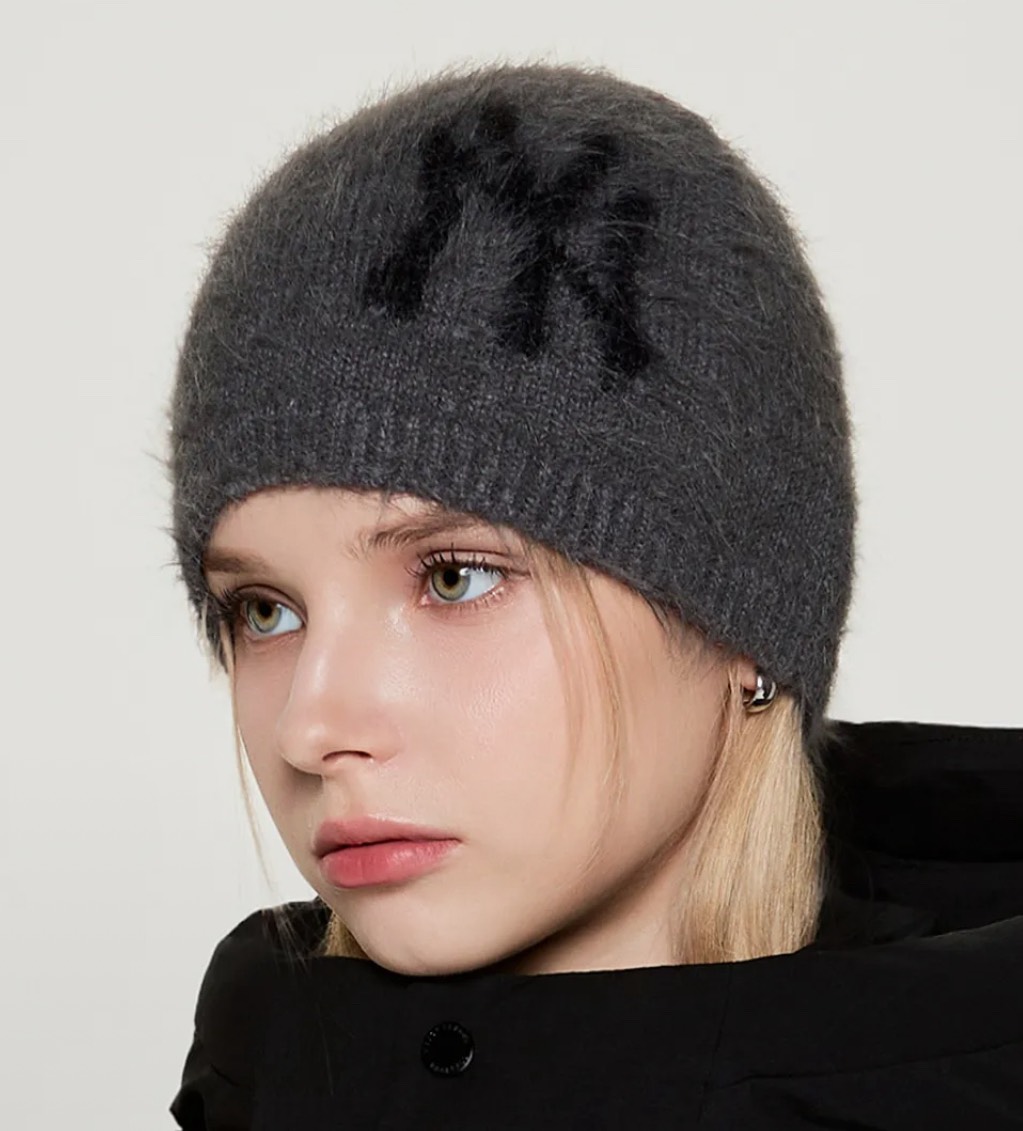 MLB 毛絨絨螺紋針織帽 3colors