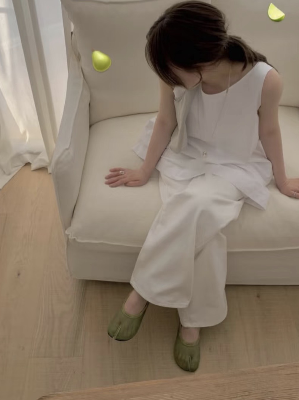 PAES☆ Mesh Air String Flat3