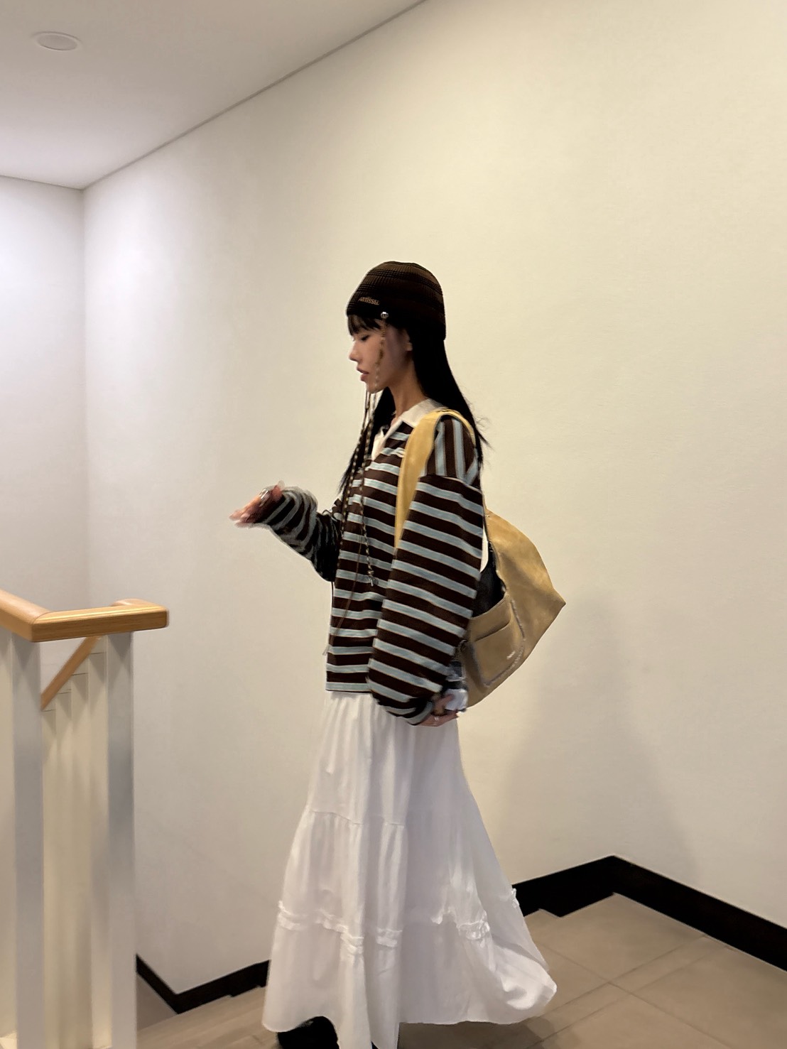 80年代復古歐美條紋上衣