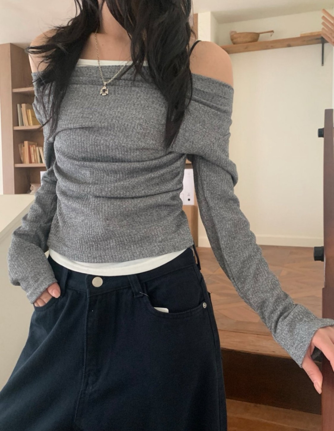 極致韓女兩件式層次穿搭 3colors