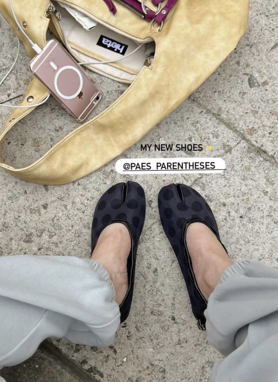 PAES☆ Mesh Air String Flat2