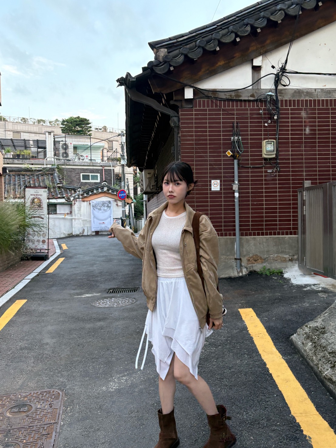 少女的瞬間不規則短裙 2colors