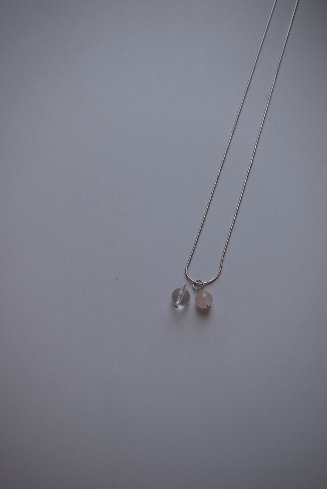 水晶蛇骨項鍊 S925