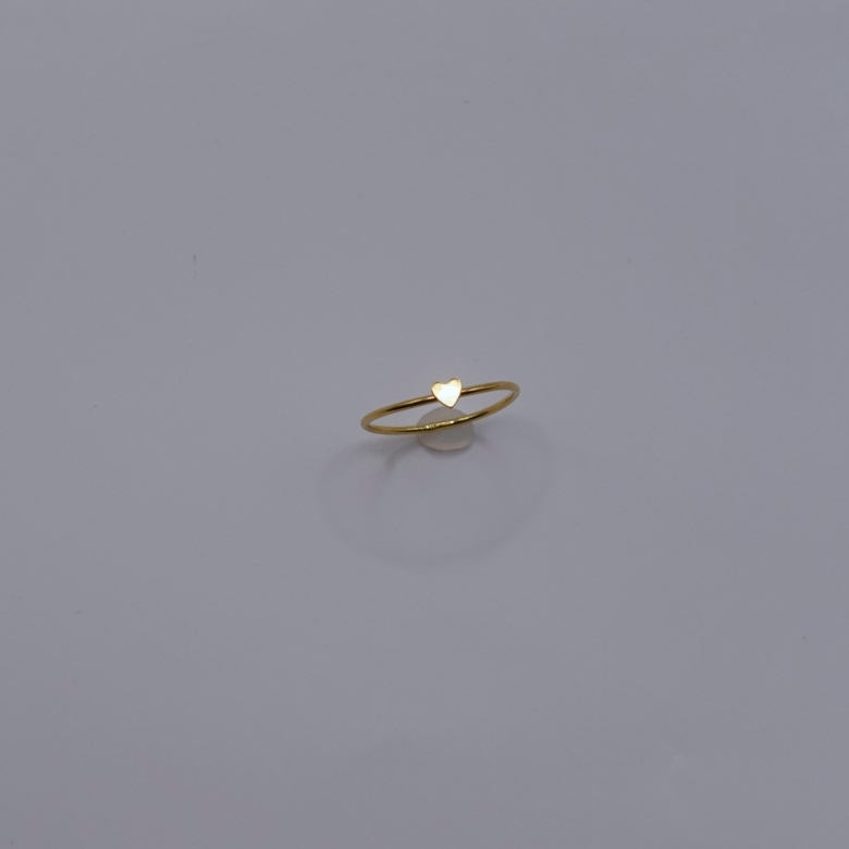 迷你愛心戒指 14KGF