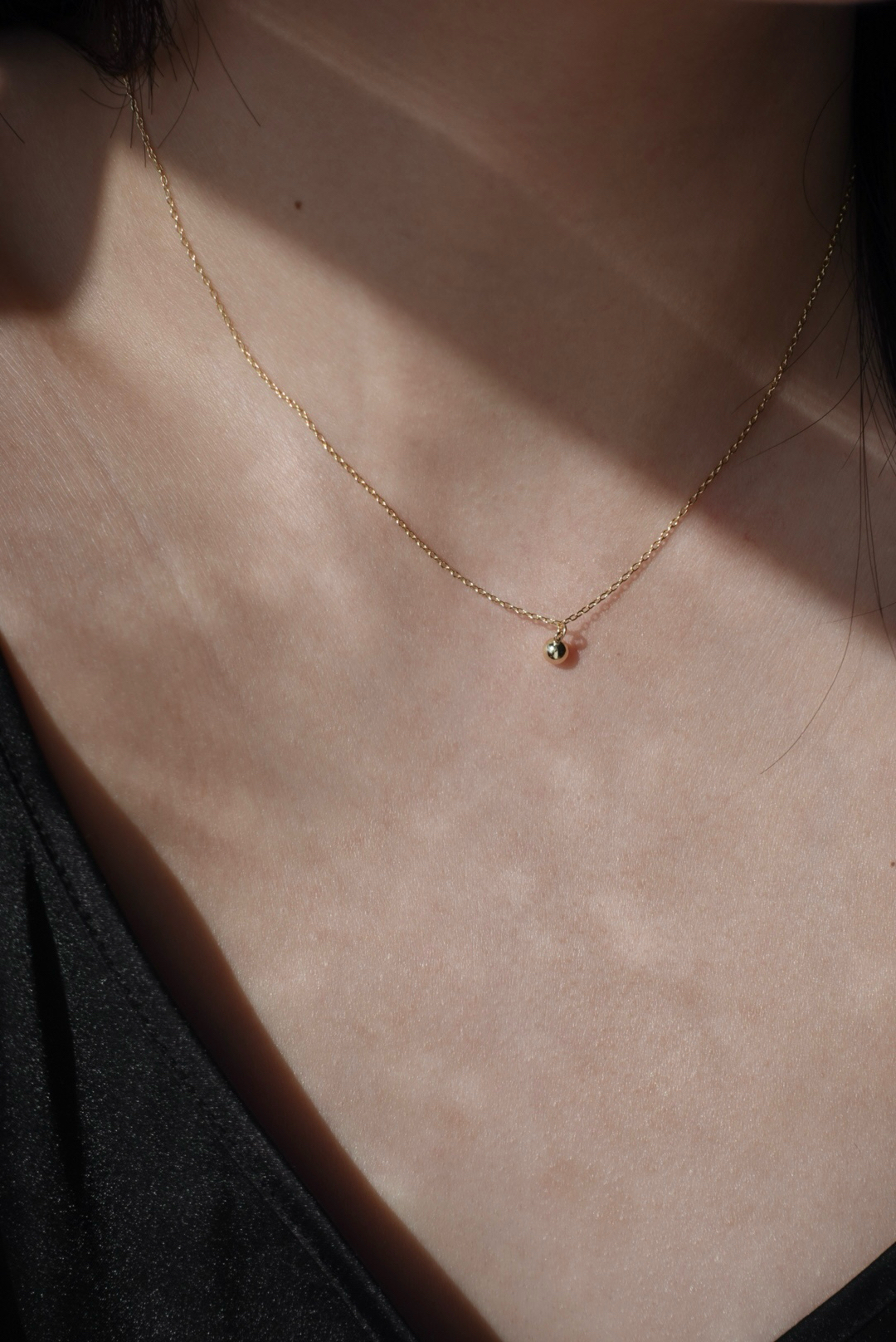 Classic 一顆小金球項鍊14KGF