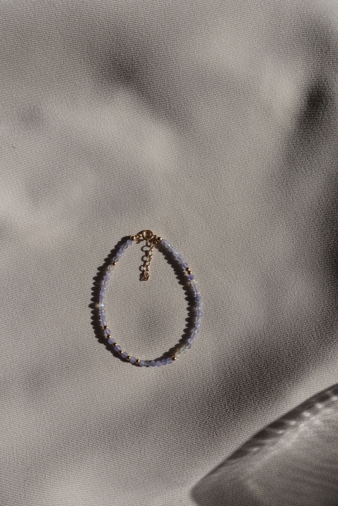 晚霞 坦桑石手鍊 14KGF7