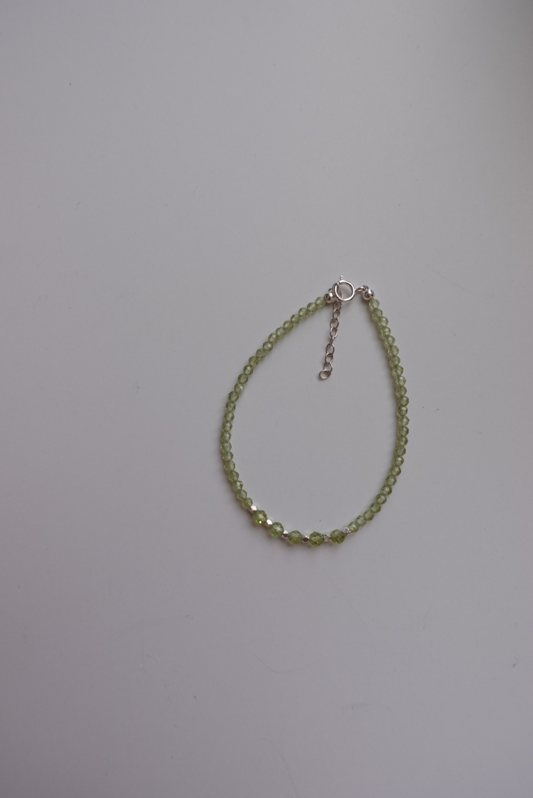 橄欖石手鍊 S925