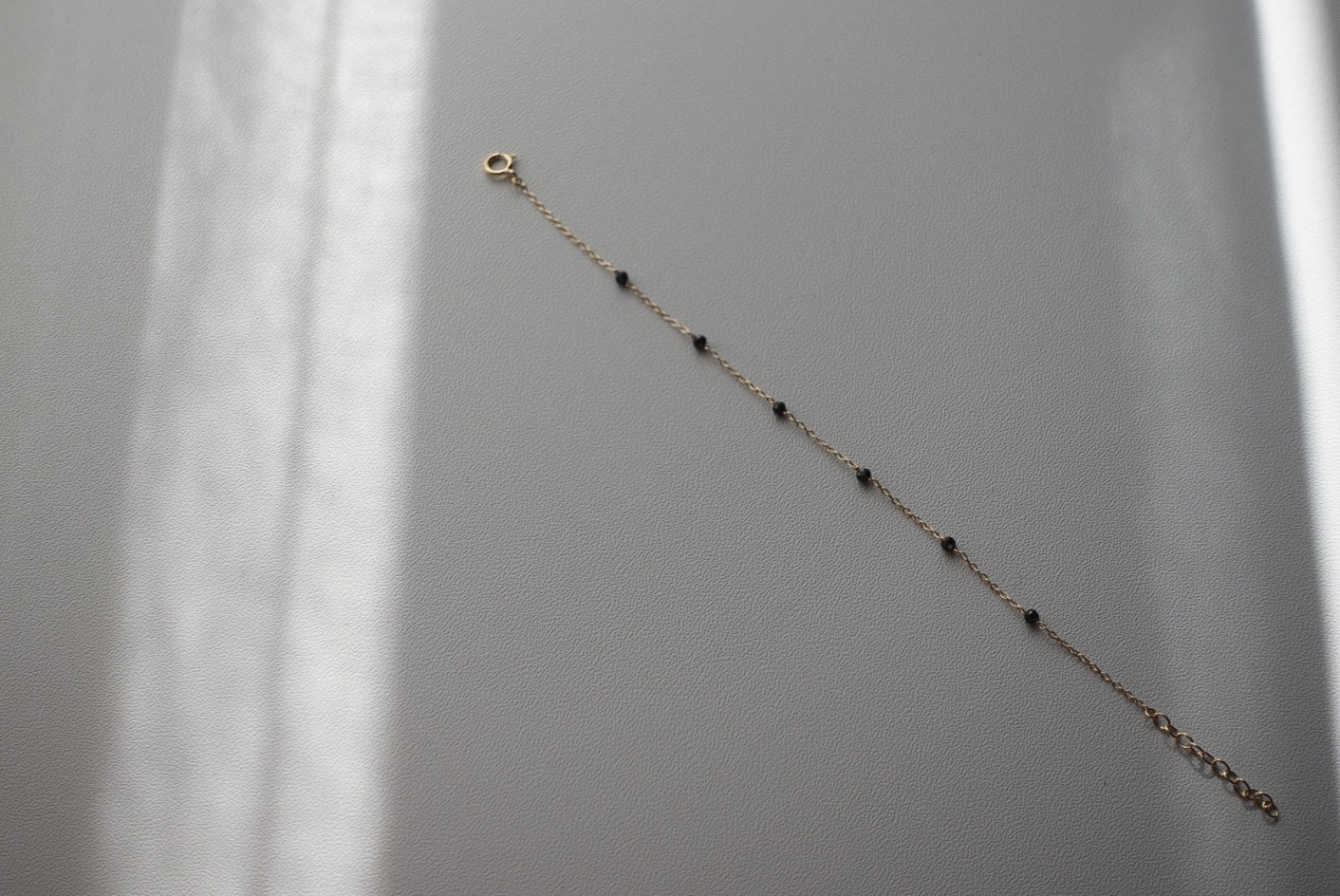 天然石間隔手鍊 14KGF7