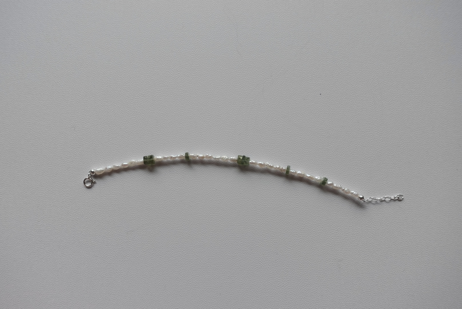 巴洛克珍珠綠磷灰石手鍊 S9256