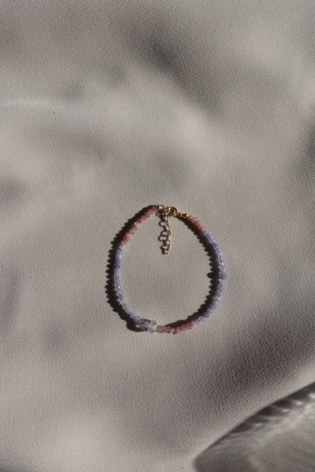 晚霞 坦桑石手鍊 14KGF5