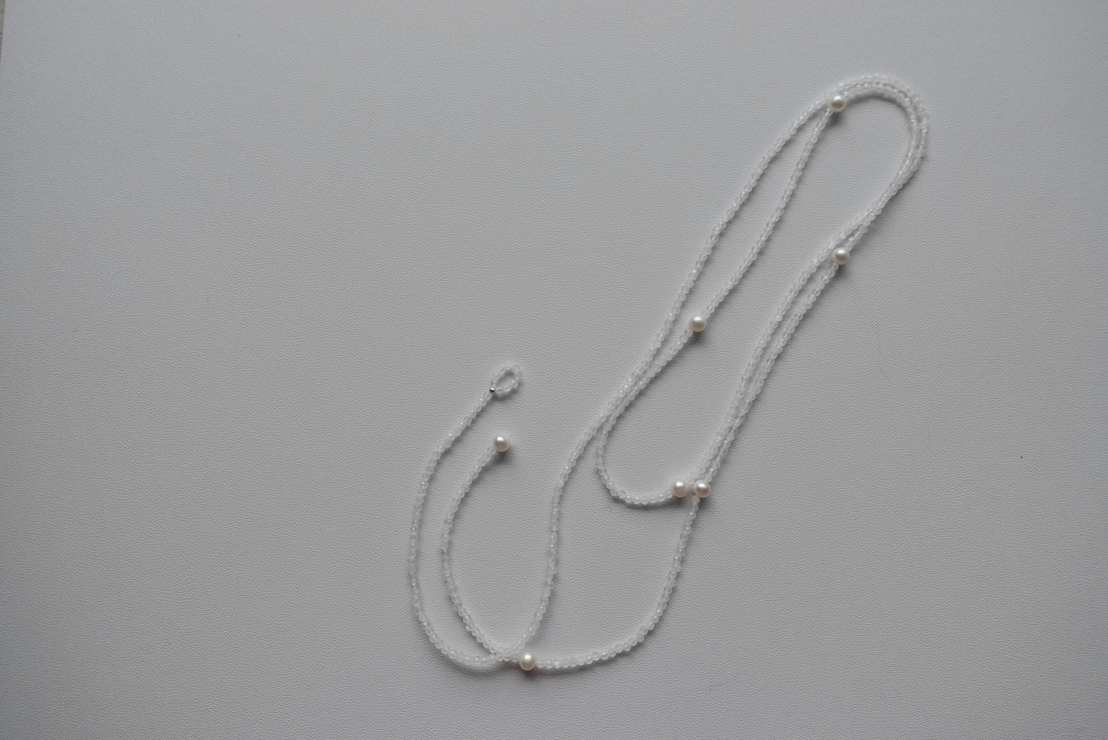 月光石珍珠長項鍊 S9259