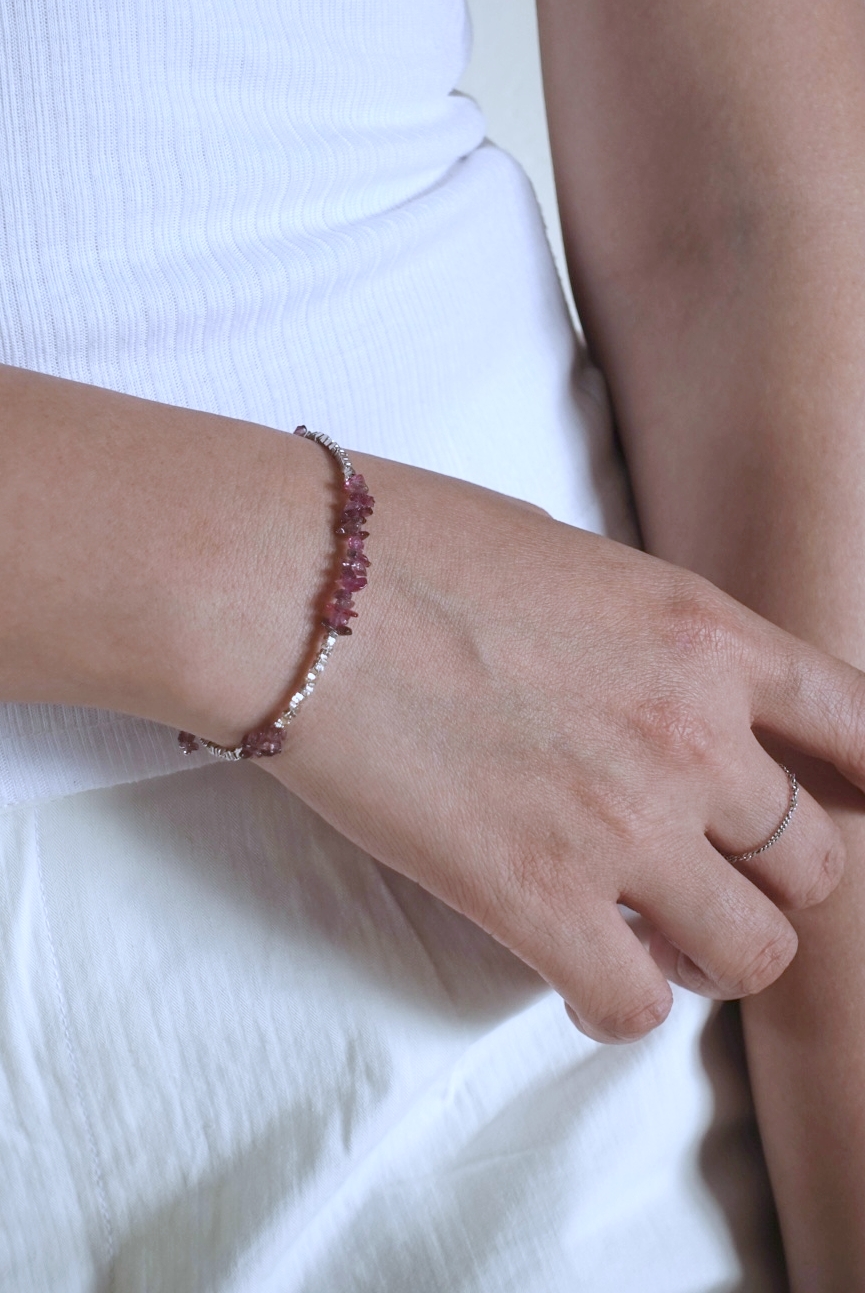 碎銀粉碧璽手鏈 S9255