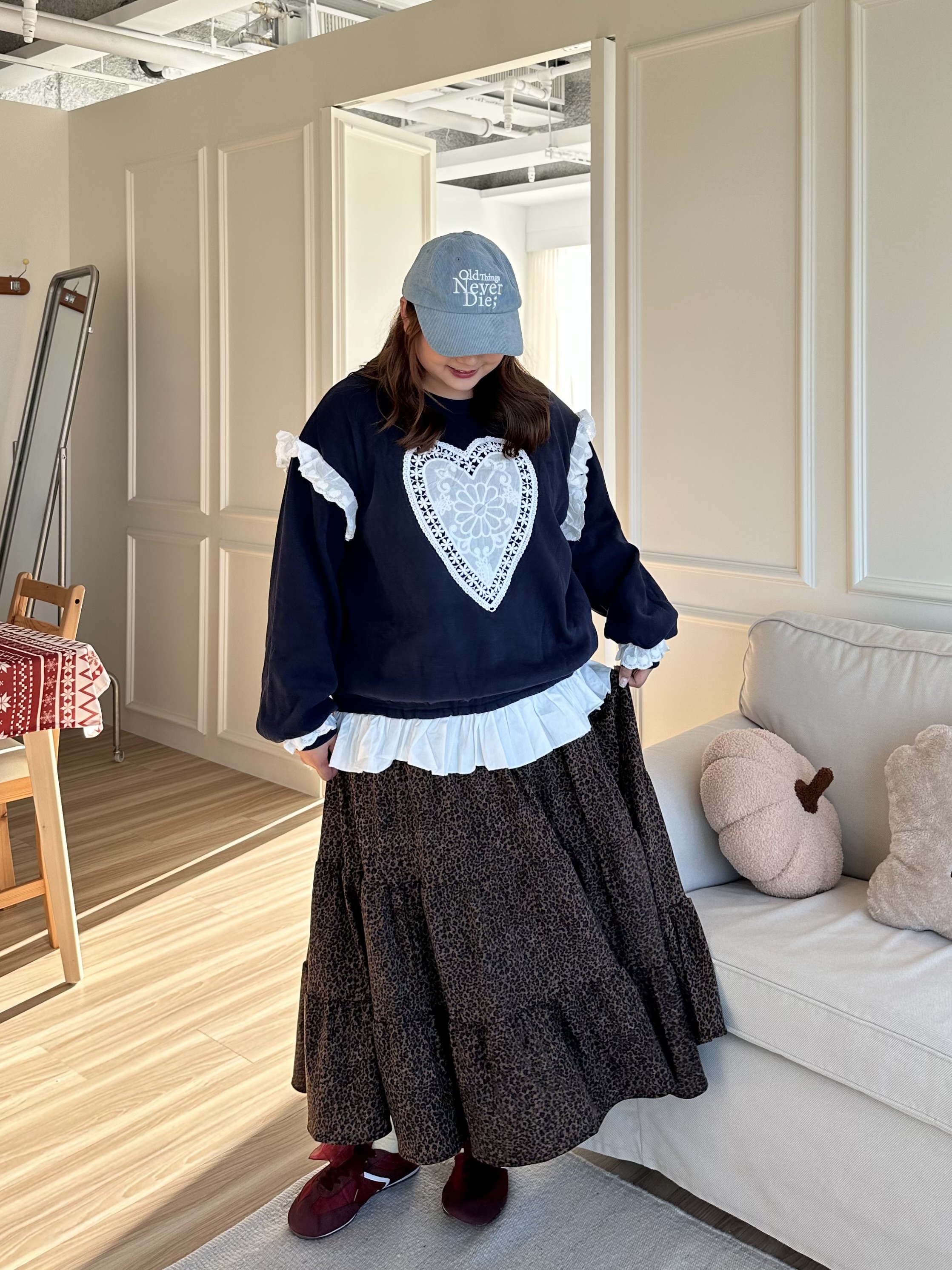 VOL.18|內刷毛拼接愛心TEE VOL.18|內刷毛拼接愛心TEE